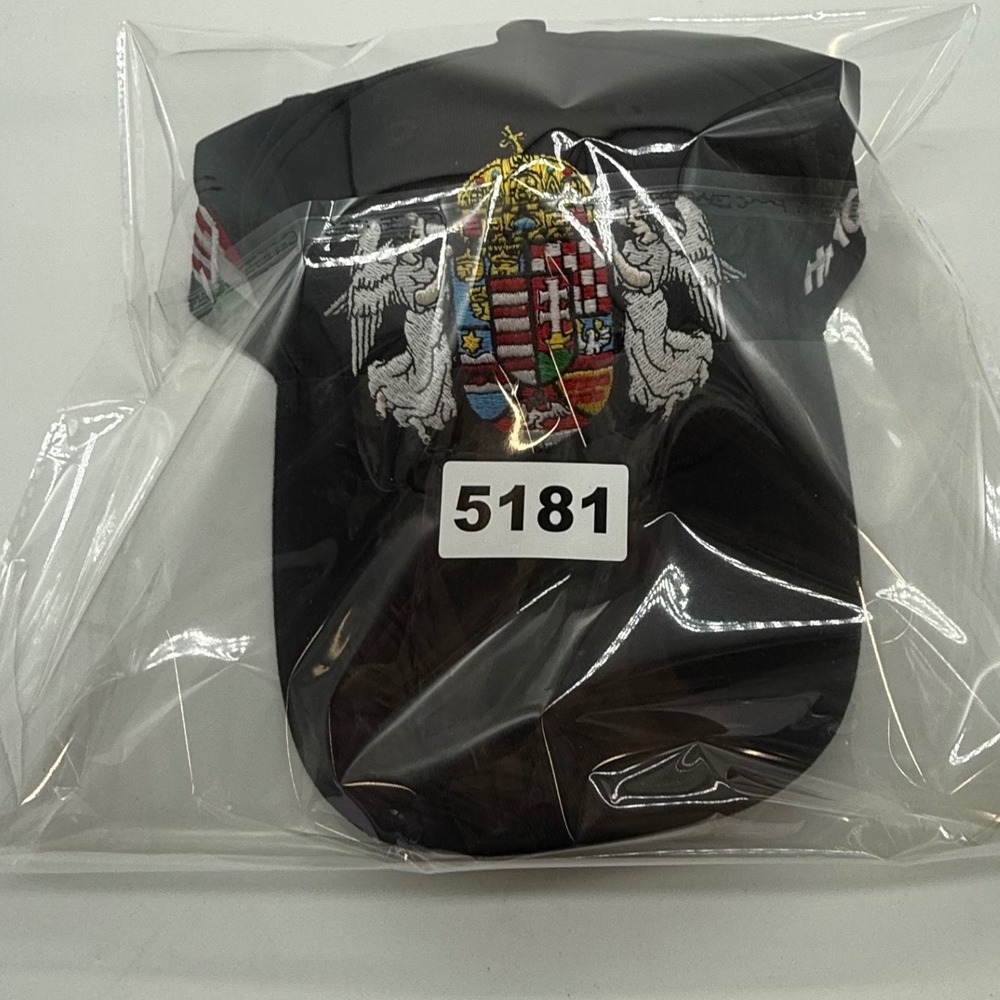 Sovran Hungary Coat of Arms Embroidered Black Cotton Baseball Cap Hat Hungaria - Picture 9 of 9